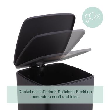 Відро для сміття Relaxdays, 30 літрів