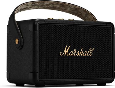 Портативна Bluetooth колонка Marshall Kilburn II, водостійка, чорна з латунню