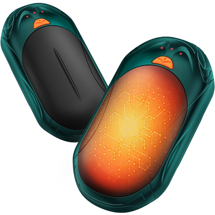 Електричні грілки для рук BOSONER: набір 2 шт, 6000mAh, USB, портативні, для чоловіків та жінок