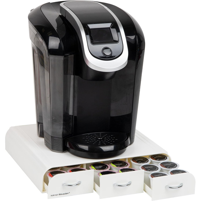 Організатор для капсул кави Mind Reader TRAY6-WHT, білий: для K-Cup, CBTL, Verismo, Dolce Gusto, 36 капсул