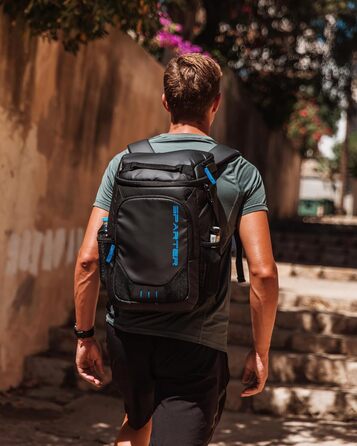 Рюкзак-холодильник SPARTER, 33/49 доз, ізольований, водовідштовхуючий, легкий, для пляжу, подорожей, кемпінгу, чорний