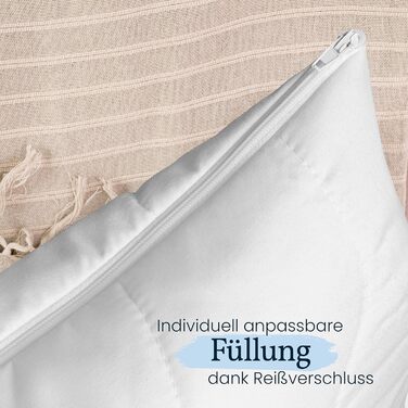 Подушка для сну на боці Gentle North 40x145 см, довга анатомічна подушка для тіла з мікроволокном, що миється, для дорослих