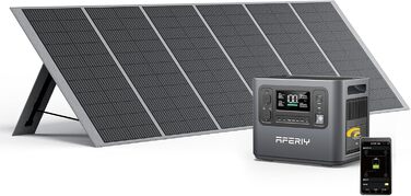 Портативна електростанція AFERIY 3840Wh з LiFePO4 акумулятором, 3x230V AC, 7200W (пікове), 2200W швидка зарядка, для кемпінгу та подорожей