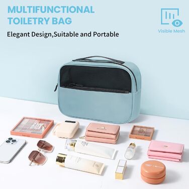 Набір органайзерів для одягу в дорогу Packing Cubes для валізи, 10 шт, блакитно-зелений