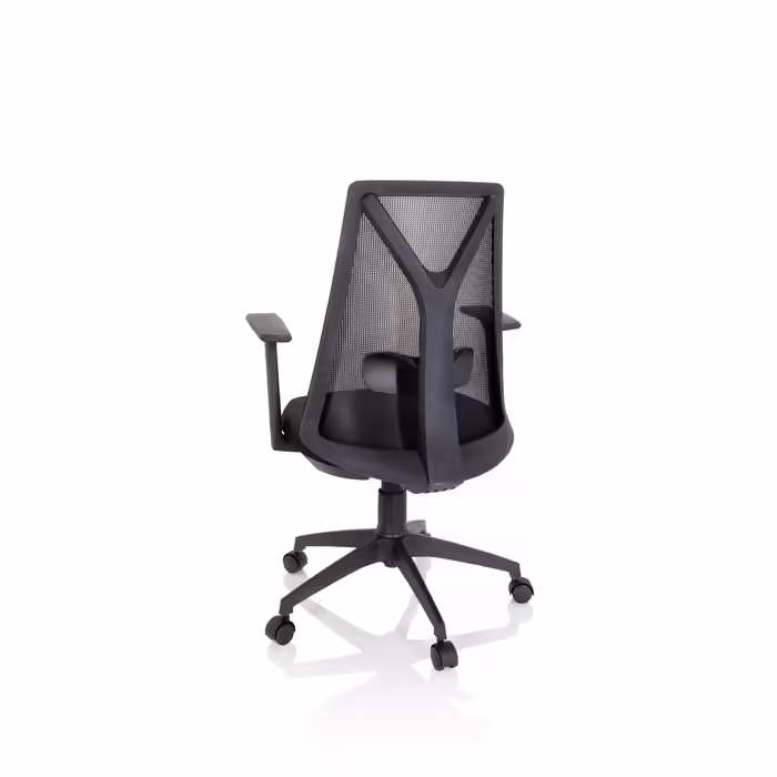 Офісне крісло / Обертове крісло FALUN BASIC Сітка / Тканина Чорний hjh OFFICE