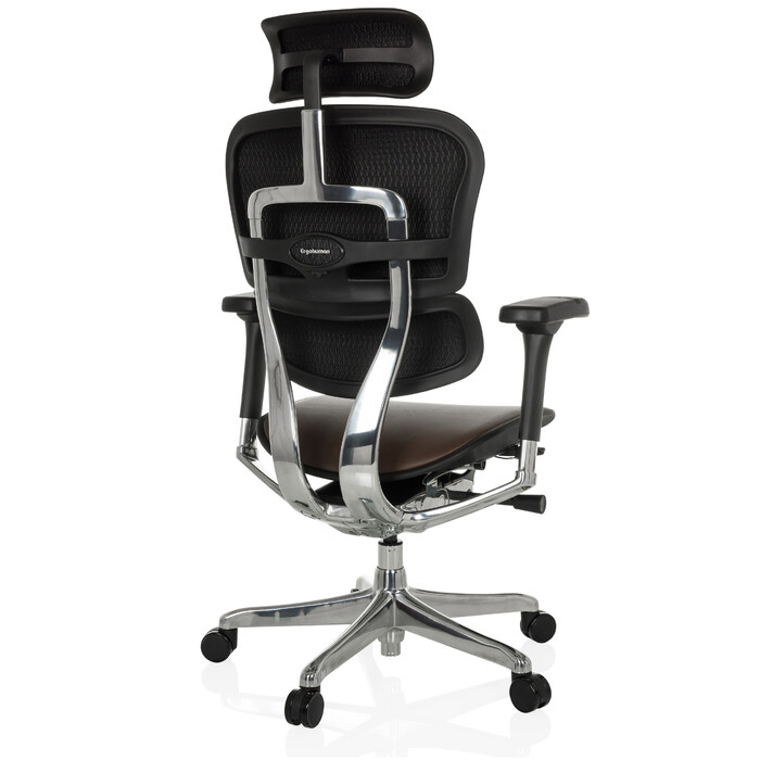 Крісло офісне / Керівне крісло ERGOHUMAN GEN2 шкіра темно-коричневе hjh OFFICE