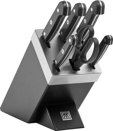 Набір ножів ZWILLING Gourmet 7 предметів з автоматичною заточкою, з нержавіючої сталі, чорний (з Німеччини)