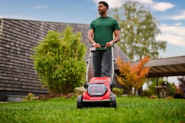 Акумуляторний газонокосарка Einhell City GE-CM 18/30 Li-Solo (18 В, 30 см, Brushless, 25 л, 30-70 мм)