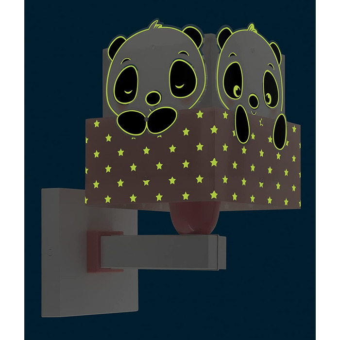 Настінний світильник для дітей із зображенням панди Dalber