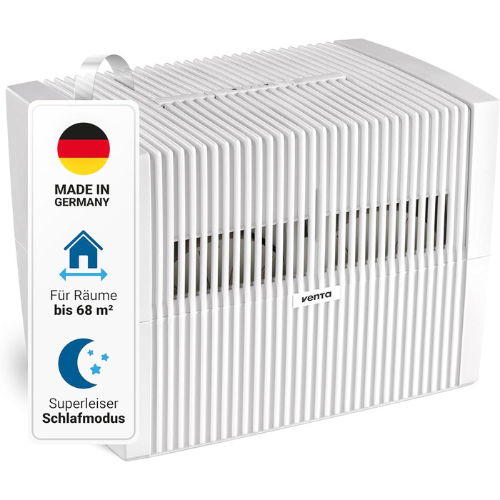 Зволожувач повітря Venta LW15 Classic Original (білий) – до 29 м², 5 л, без фільтрів, 20 дБ