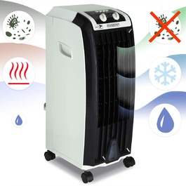 Мобільний кондиціонер Aircooler 4в1 М'ята, Зелений/Чорний 5Л