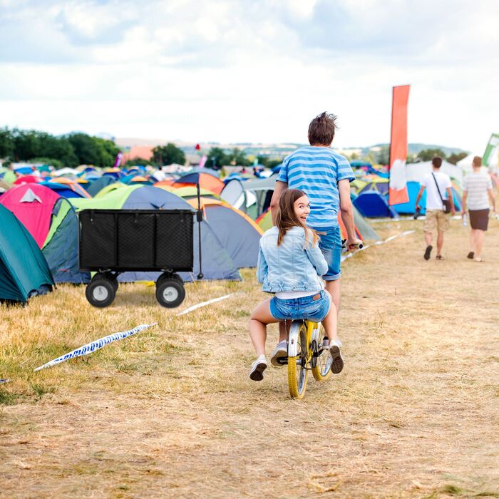 Висока садо́ва теле́жка Relaxdays