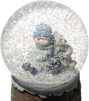 Сніжковий куля Com-Four® – святкова прикраса з блискучим снігопадом! [Асортимент варіюється]