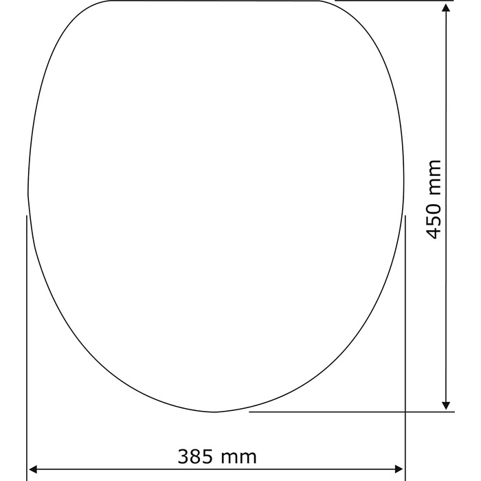 Сидіння для унітазу WENKO сидіння для унітазу з автоматичним опусканням, гігієнічним кріпленням з фіксуючим затискачем, Кришка унітазу з антибактеріального термореактивного пластику (Бора-Бора)