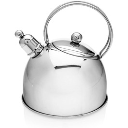 Чайник Demeyere, 2,5 літра, сріблястий, скляний горщик для приготування чаю