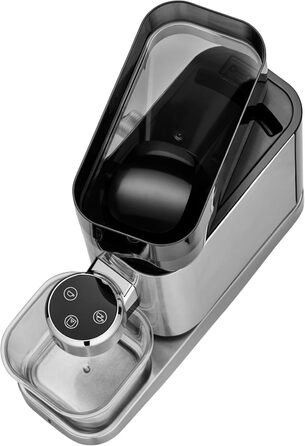 Кавомолка WMF Lumero: 1400 Вт, 15 bar, для еспресо та паді, з капучинатором, нержавіюча сталь матова