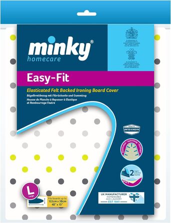 Чохол для прасувальної дошки Minky Easy Fit, 110 x 35 см (122 x 38 см)