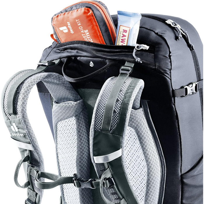 Рюкзак для походів deuter Men's Trail Pro 33 (Модель 2024) Via Ferrata (1 упаковка) 33 л Чорно-сланцевий