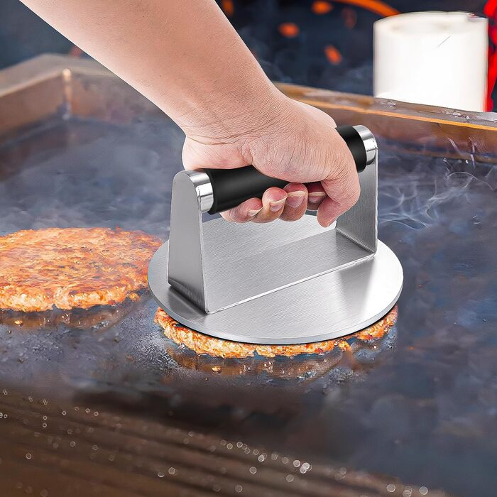 Набір гриль-посуду 19 предметів: аксесуари для гриля, прес для бургерів, лопатка, дзвоник, посуд для тепаньякі та гриля, нержавіюча сталь