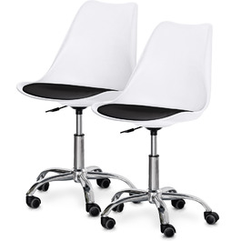 Комплект (2шт) крісло Evo-Kids Capri White / Black (арт H-231 W/B-Х2)