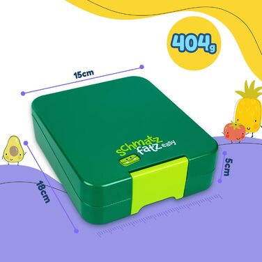 Легка коробка для закусок / дитяча коробка для сніданку з відділеннями / Дитяча коробка для Бенто без бісфенолу А коробка для сніданку / дитяча коробка для ланчу ідеальна коробка для сніданку