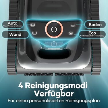 Робот-пилосос для басейну AIPER Scuba S1, бездротовий, очищення дна і стін, інтелектуальна навігація 2.0, 150 хв роботи, для басейнів до 150 м²