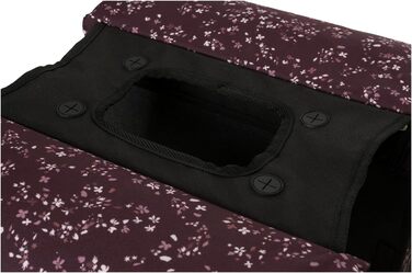 FAST RIDER Fastrider Nara Double Pannier Trend MIK (Mini Flower Aubergine), FAST RIDER Fastrider Nara Double Pannier Trend MIK (Mini Flower Aubergine)