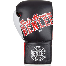 Боксерські рукавички Benlee зі шкіри Big BANG 10 унцій чорного кольору