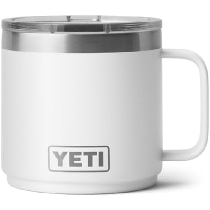 Термос YETI Rambler 14 oz (414 мл) з кришкою MagSlider, білий