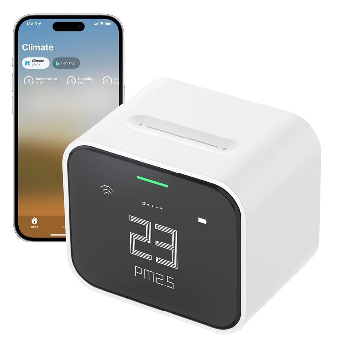 Qingping Air Monitor Lite: Wi-Fi монітор якості повітря з підтримкою HomeKit (CO2, PM2.5, PM10, температура, вологість)