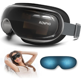 RENPHO Eyeris Масажер для очей з підігрівом, Bluetooth та повітряним тиском – для зняття втоми очей, сухості та головного болю