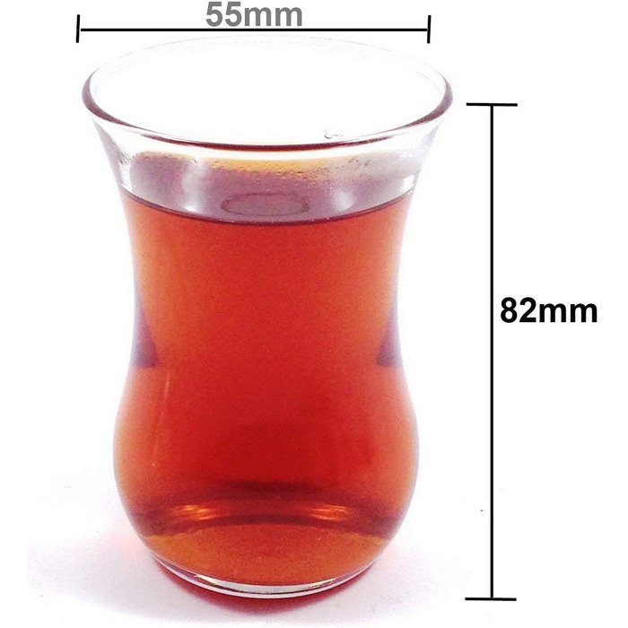 Склянки для турецького чаю Pasabahce 120 мл прозорі