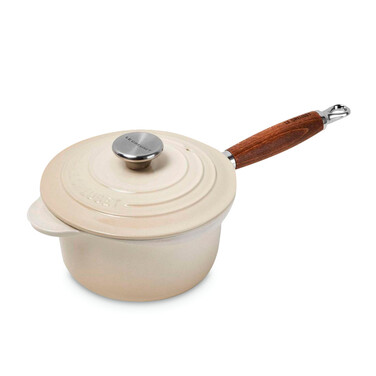 Відро з кришкою та дерев'яною ручкою 1,8 л безе Meringue Le Creuset