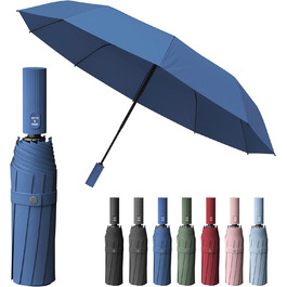 Парасолька Sapor Design Premium штормова, вітрозахисна, компактна функція автоматичного відкриття/закриття стильна кишенькова парасолька (червона)