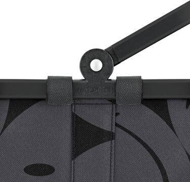 Сумка-шопер Reisenthel Carrybag XS сірого кольору (Smiley Grey) з практичною внутрішньою кишенею