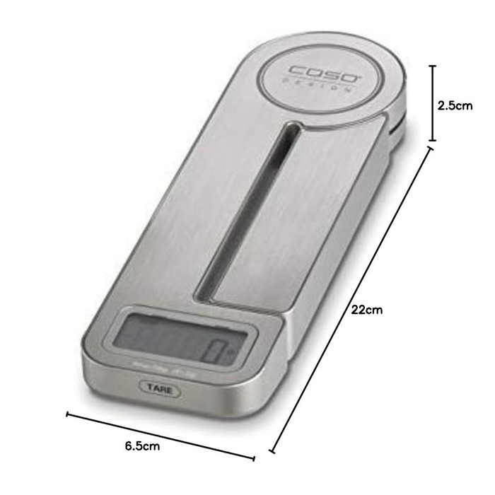 Кухонні ваги CASO Design Ecostyle: без батарейок, до 5 кг, крок 1 г, Testsieger