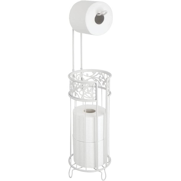 Підставка для туалетного паперу mDesign-сучасна підставка для рулонів паперу для ванної кімнати - підставка для туалетного паперу з декількома рулонами-mi