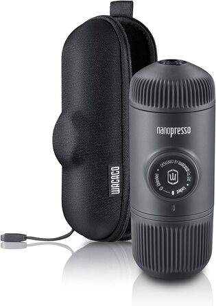 WACACO Nanopresso: портативна кавомашина для еспресо, чорна, 80 мл
