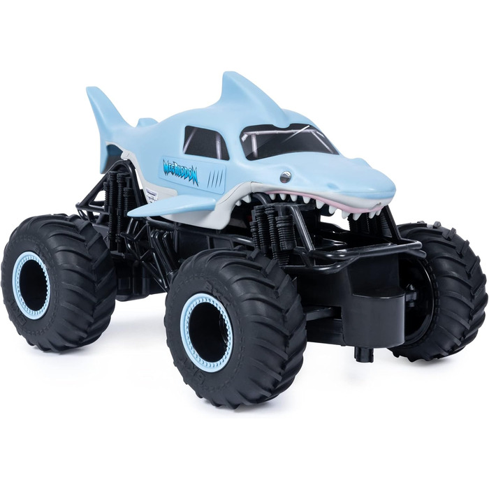 Monster Jam Megalodon RC – Радіокерований позашляховик-трюкач у вигляді акули, масштаб 1:24, від 3 років