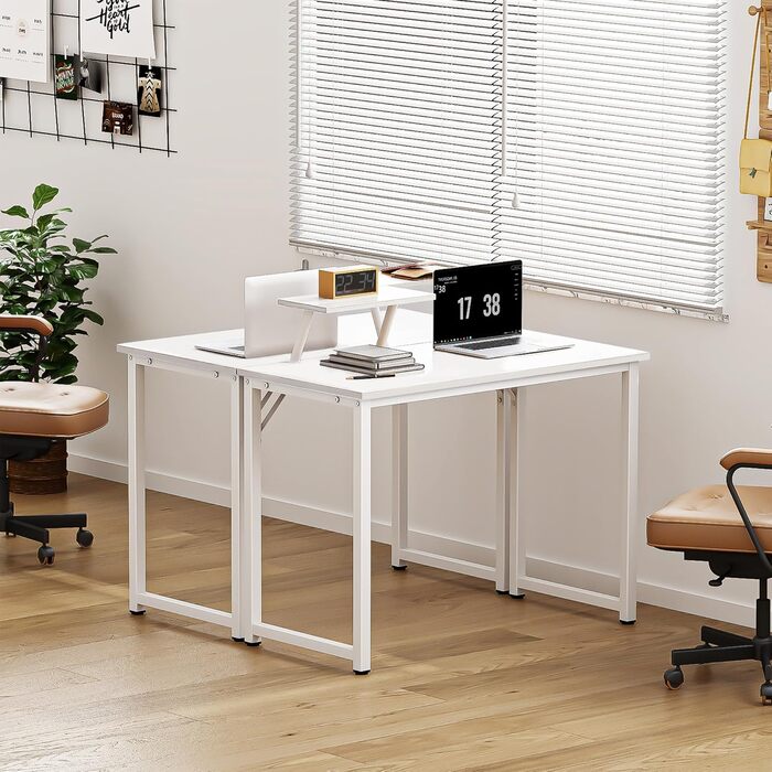 Комп'ютерний стіл SDHYL 100 см: сучасний стіл з полицями для дому та офісу