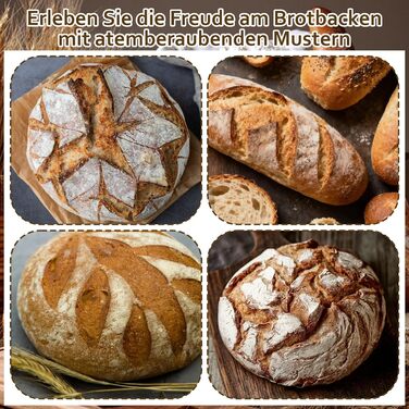 Набір для випічки хліба: корзини для бродіння, скребок для тіста, sling для хліба та міксер. Комплект для початківців