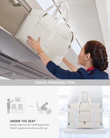 Спортивна сумка LOVEVOOK для подорожей: дорожня сумка-валіза, дорожня сумка-мішок, сумка для одягу, валіза для ручної поклажі, сумка для пологів, з відділенням для взуття та косметичкою, бежево-коричнево-чорна