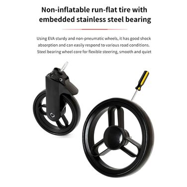 Дитяча коляска 3 в 1 Kinderwagen, 0-4 роки, компактна, складна, з автокріслом, аксесуари (біла)