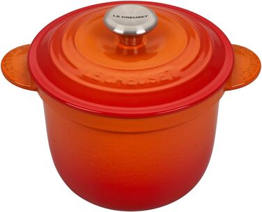 Le Creuset Cocotte Every: чавунний ковшок з кришкою-сковородою, 18 см, 2 л, кольору 'Ofenrot'