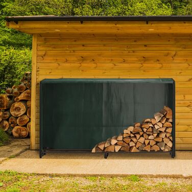 Поличка для дров Relaxdays з кришкою