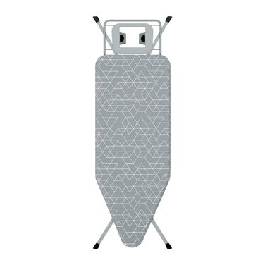 Прасувальна дошка STANEW XXL 120 x 45 см – розкладна та регульована по висоті, з системою безпечного закривання, підставкою для праски та неслизькими ніжками