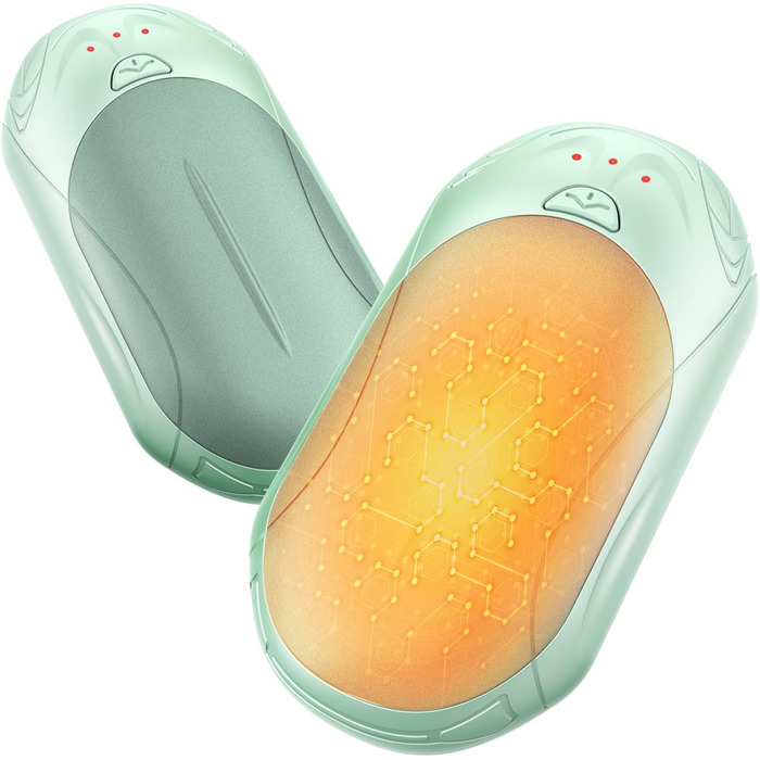 Електричні грілки для рук BOSONER (2 шт) 6000mAh USB, портативні, для чоловіків та жінок, теплий подарунок