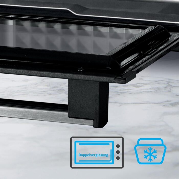 Міні-піч ICQN 20L з конвекцією, грилем та таймером, 1500W, IQ M2051R02N