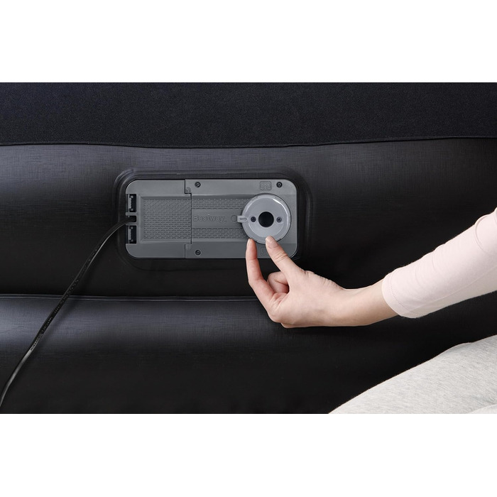 Надувний матрац Bestway Aeroluxe з вбудованим електронасосом, Queensize 203x152x46 см