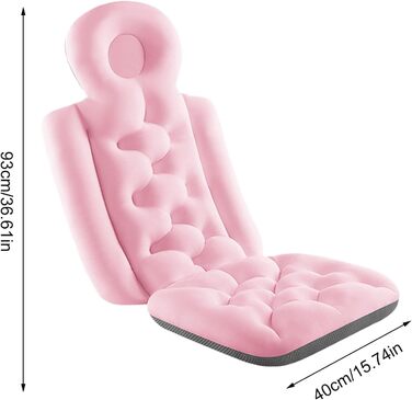 М'який килимок для ванни, м'яке подушкове покриття для ванни, килимок для ванни на все тіло, товстий килимок для ванни, килимок для ванни з еластичним кріпленням